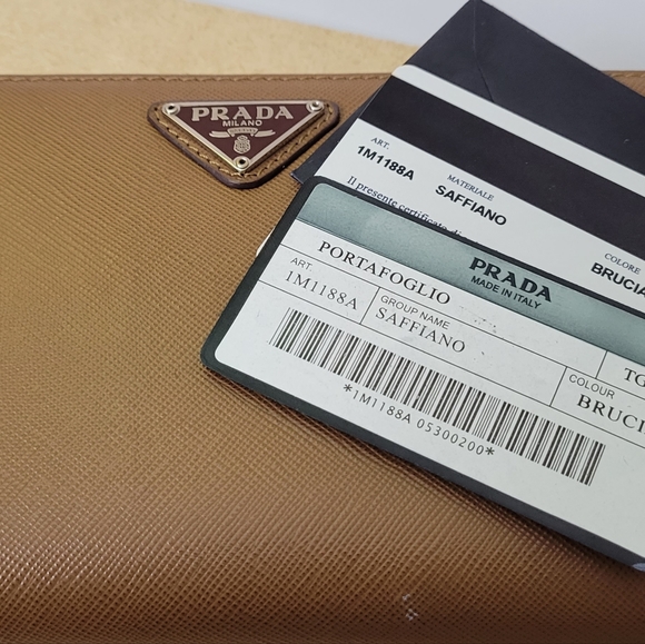 Prada LONG wallet/ check book - Picture 2 of 10